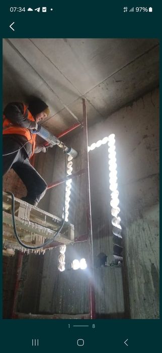 Алмазное бурение сверление отверстий