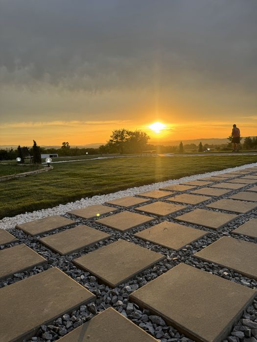 Piatra decorativa gradina/ piatra gri albastrui/ piatra amenajari gradina