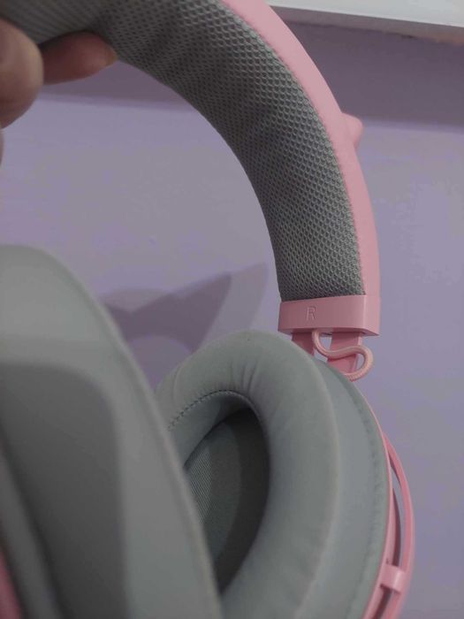 Геймърски слушалки RAZER KRAKEN QUARTZ Kitty edition