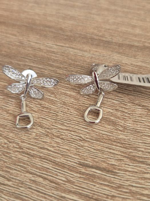 Cercei argint cu surub