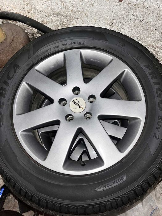 Jante aliaj AUTEC 17” Mercedes/Audi/VW/Skoda/Seat + 4 anvelope Debica M + S Frigo SUV2