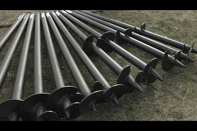 Стальные сваи, Винтовые сваи, Конические стальные забивные сваи