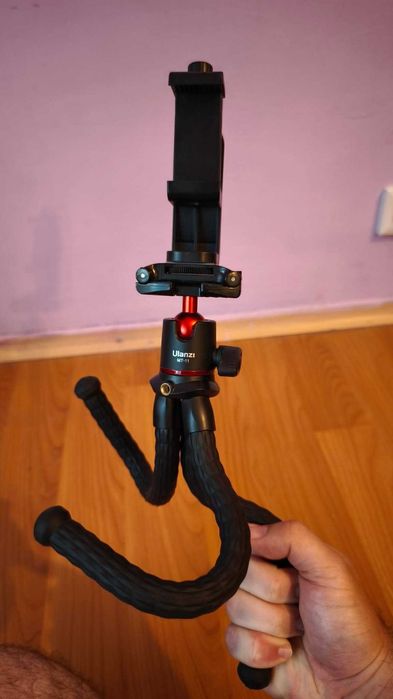 Trepied flexibil Ulanzi MT-11 + suport telefon inclus – stare foarte buna