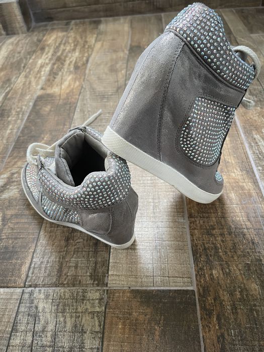 Botine cu cristale swarovsky/carvela