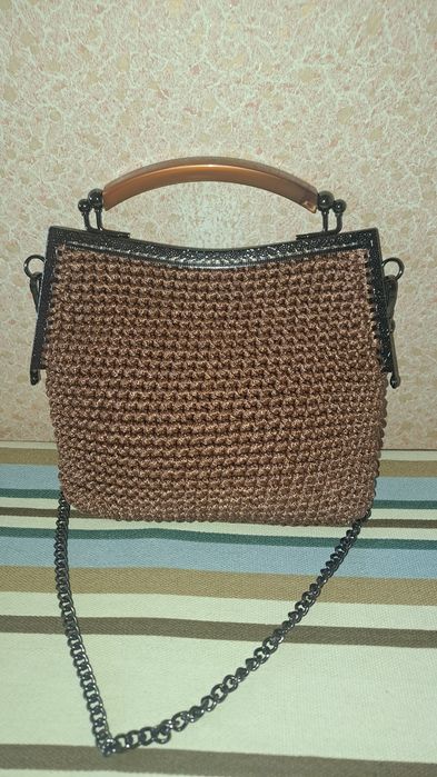 Вязанные сумки , ручной работы