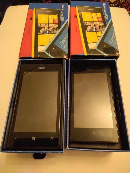 Продавам GSM / мобилен телефон  Nokia Lumia 520 black