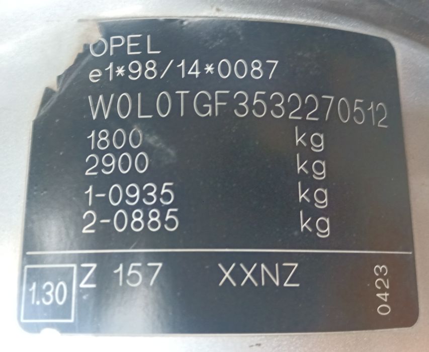 OPEL Astra 2003 — imagine 3