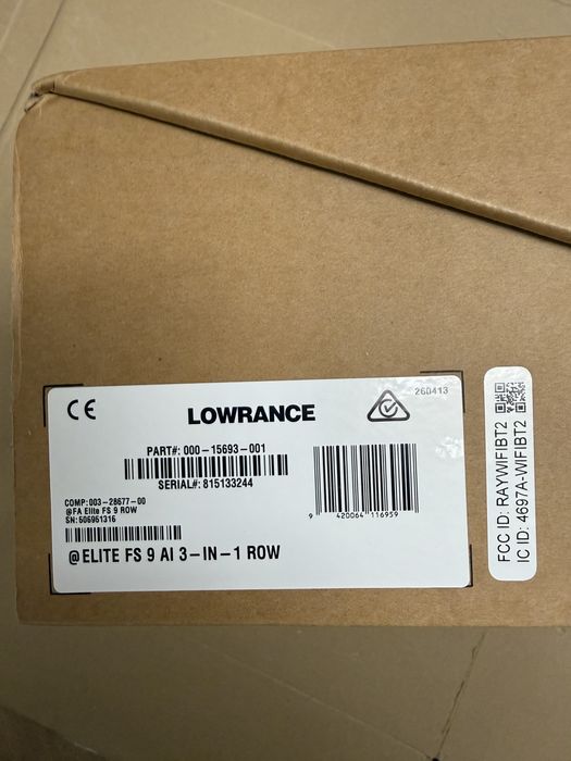 Sonar Lowrance Elite FS 9 with Active Imaging 3 in 1
