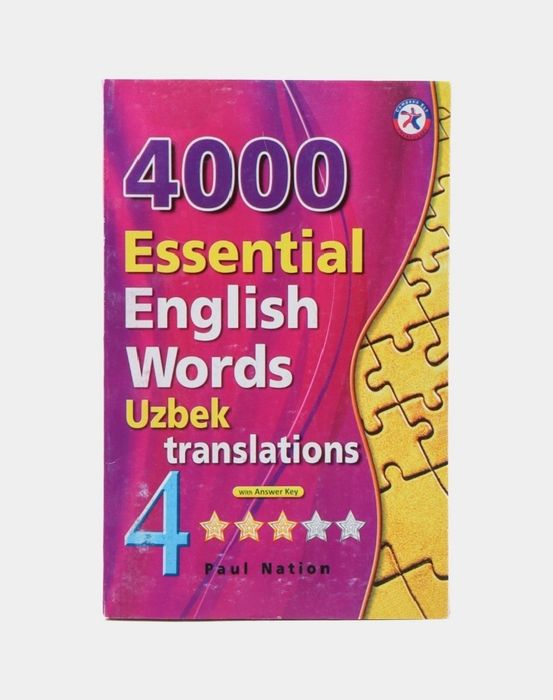 Книга, 4000 essential english words 1, 2, 3, 4, 5, 6 Uzbek translation
