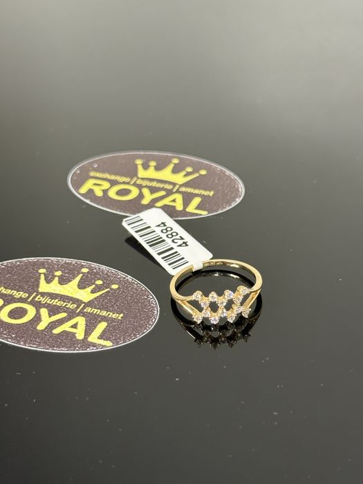 Bijuteria ROYAL : Inel AUR NOU 14K / 1.31 GR