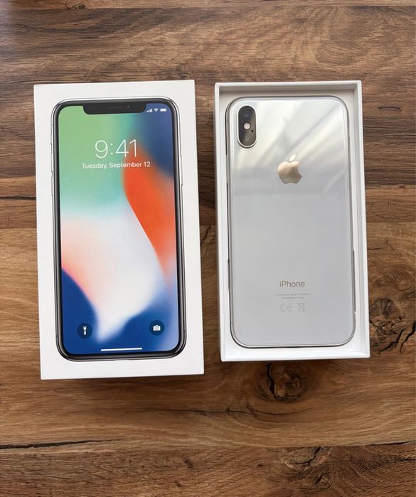 Apple Iphone X alb, 256 GB