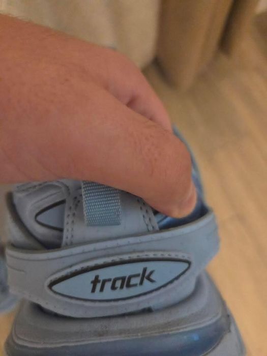 Balenciaga track baby blue