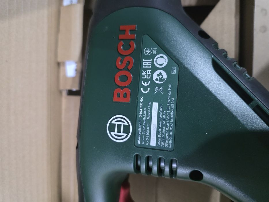 Fierastrau sabie cu acumulator 18V, schimbare panza fara scule Bosch AdvancedRecip 18