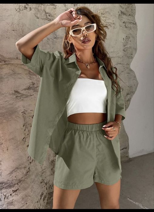 Дамски екип с риза