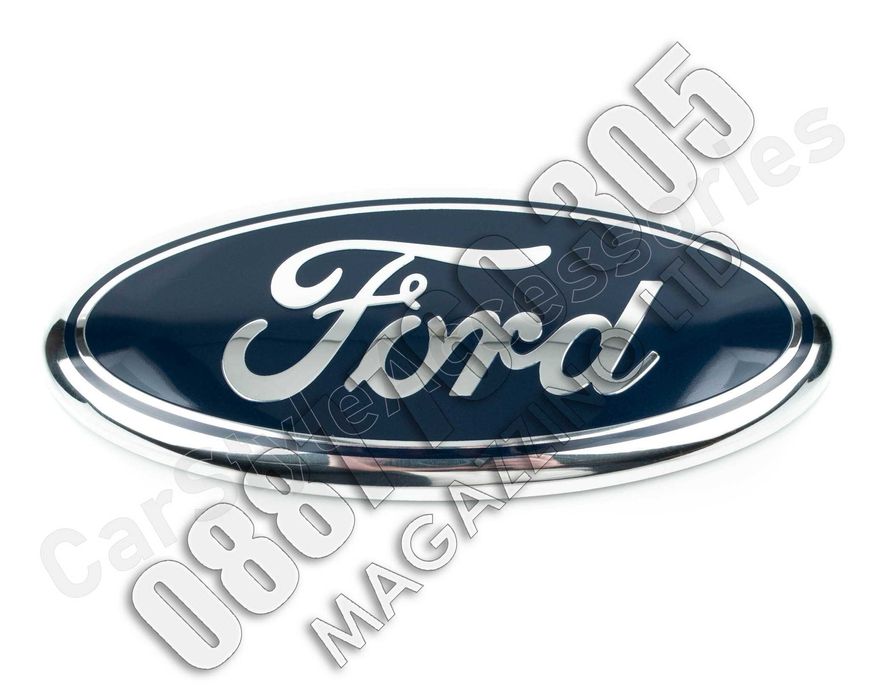 Емблема Форд Фиеста МК6 МК7 за Преден Капак Черупка Алуминиева