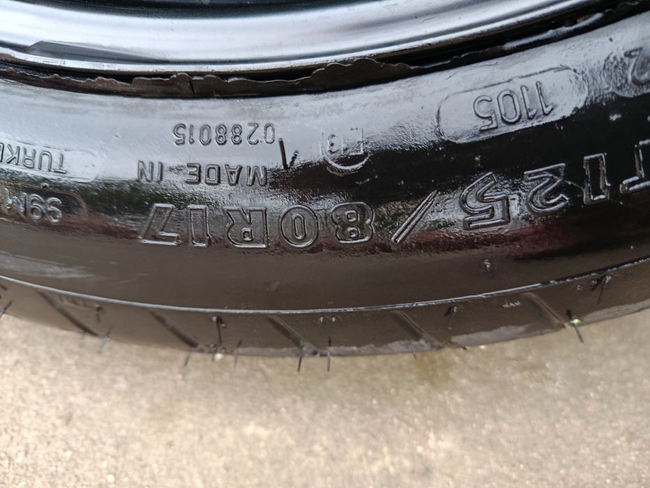 Резервна гума тип патерица за Ауди 17 цола  5х112