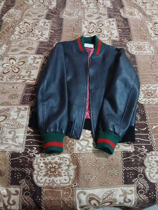 Кожаная куртка GUCCI