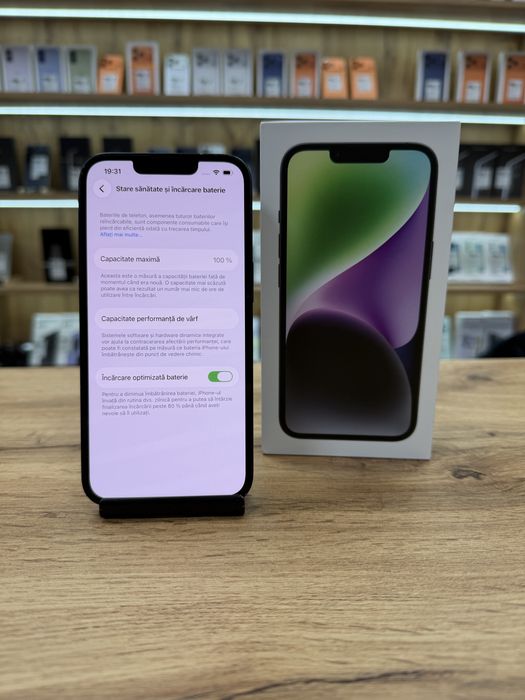 ‼️iPhone 14 Midnight 128Gb - Sanatate bat.100% - Garantie 12 luni