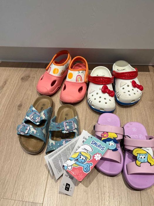 Set șlapi copii Crocs - mărime 24-26