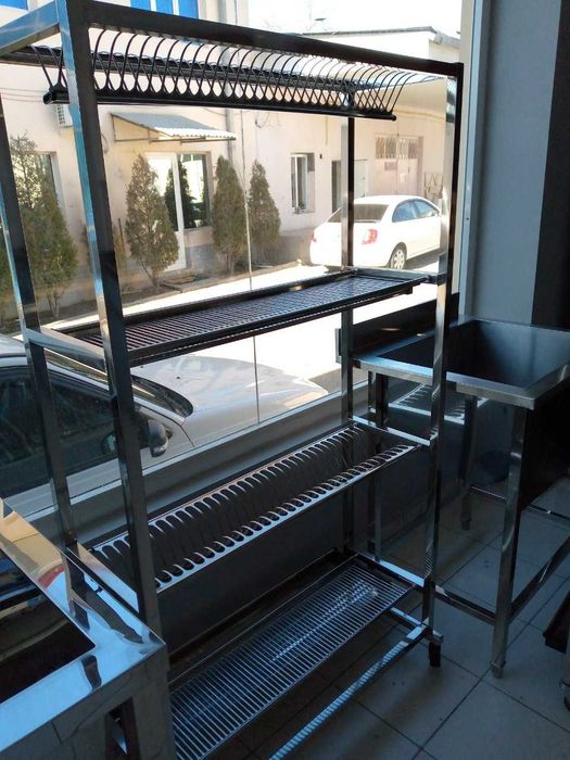 Сушилка настенная для тарелок нержавейка Акция