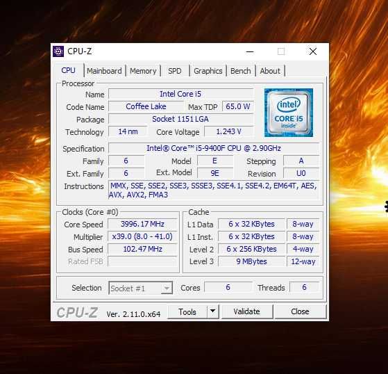 Kit Asus Prime Z390-P + I5 9400F