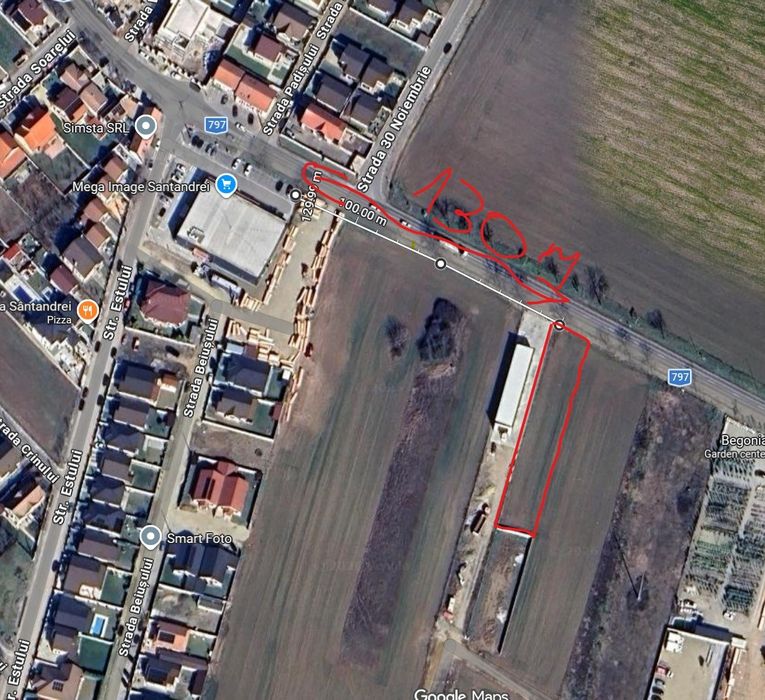 Vand sau dau in chirie teren, Oradea, Cal. SANTANDREI
