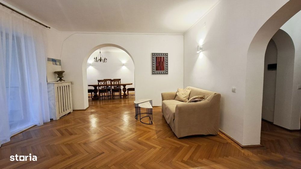 Dorobanti, T. Vianu, 140 mp. 3 dormitoare+living+dining, terasa, garaj — fotografia 3