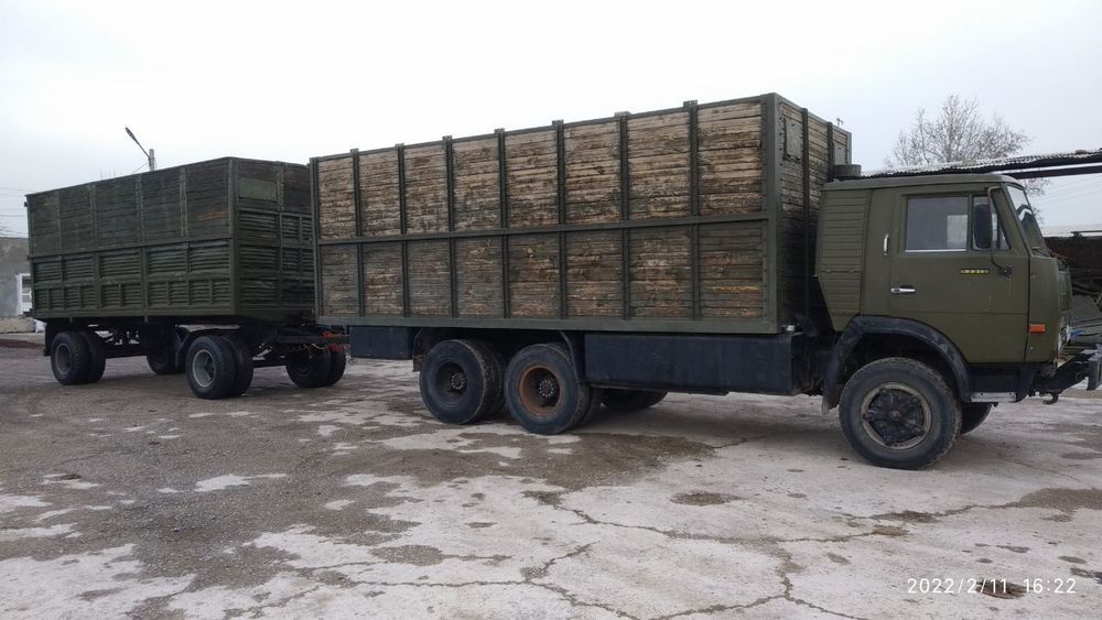 Камаз 53212 с прицепом