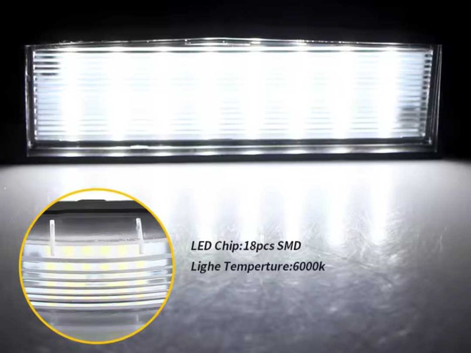 ЛЕД плафони за регистрационния номер за Тойота Toyota Auris Aygo RAV4