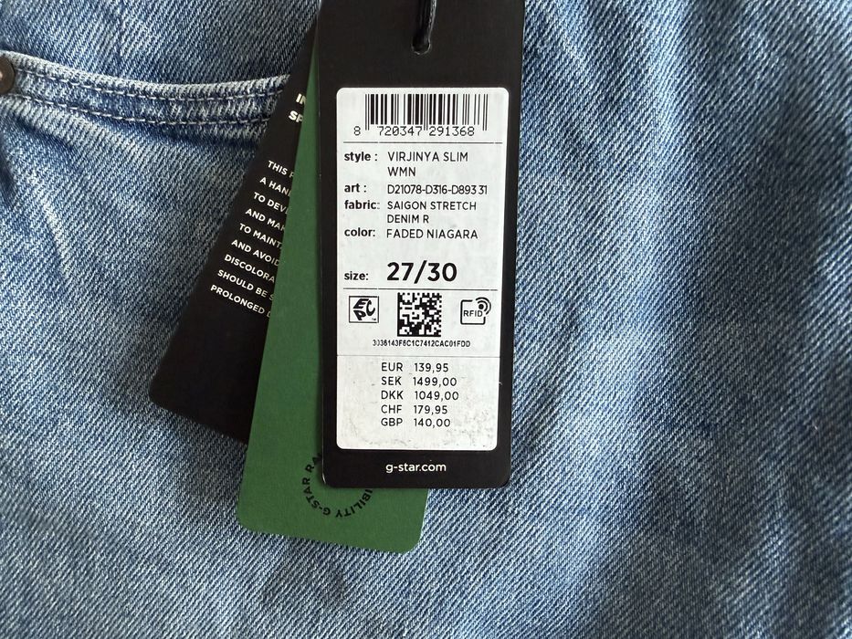 G-Star RAW Iggie Straight / Virjinya Slim Jeans ОРИГИНАЛНИ дамски дънки - 27