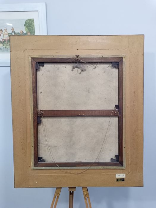 Бароков натюрморт 70х81см в рамка с истинска позлата (Gold Leaf)