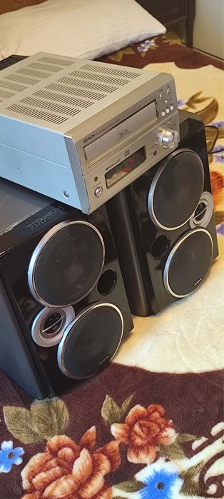 Amplificator denon si boxe tomson