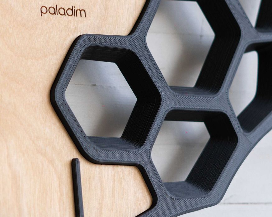 Оригинален Стенен Часовник "Клетка", Подарък за Дома от Paladim Studio