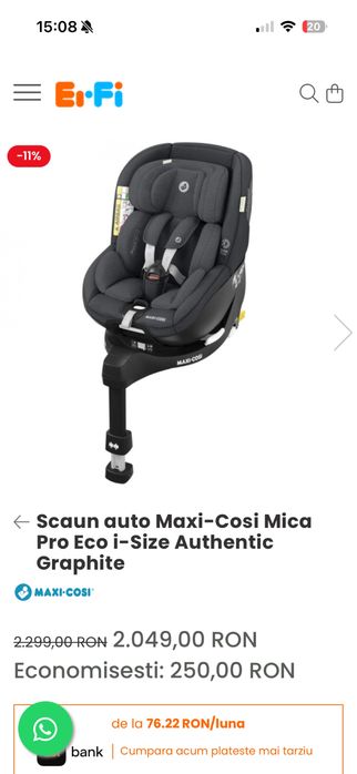 Scaun auto Maxi-Cosi