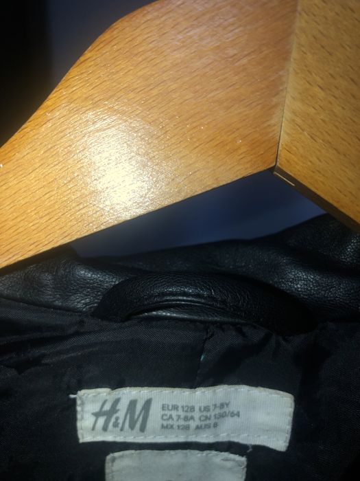 Детско кожено яке 7-8 г.