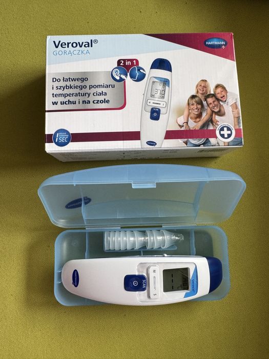 Hartmann Veroval 2в1 Инфрачервен термометър за ухо и чело