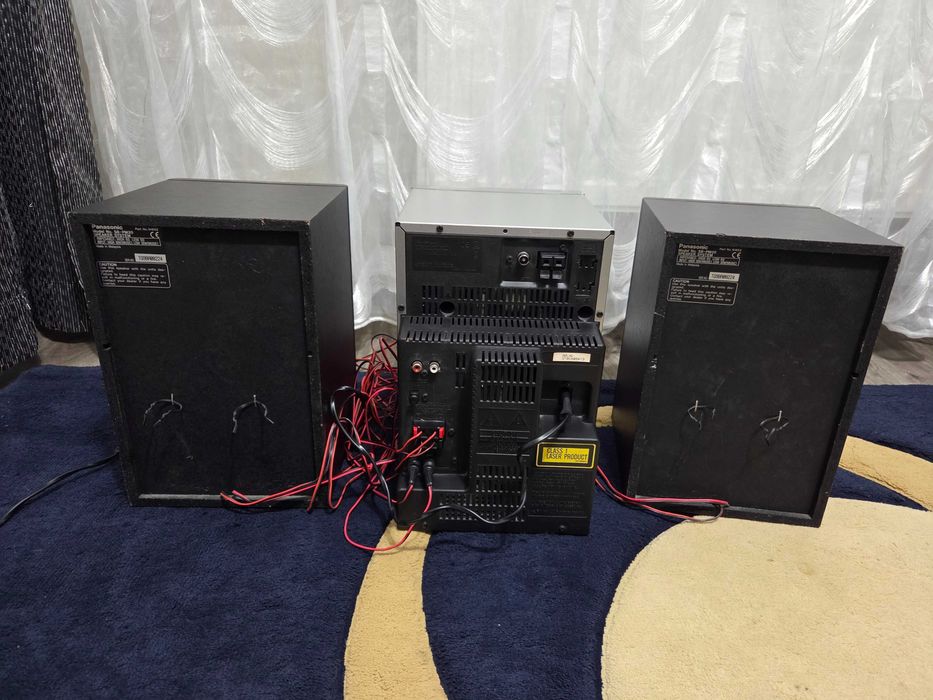 Minicombină Panasonic SA-PM20 + boxe SB-PM20, combina audio retro