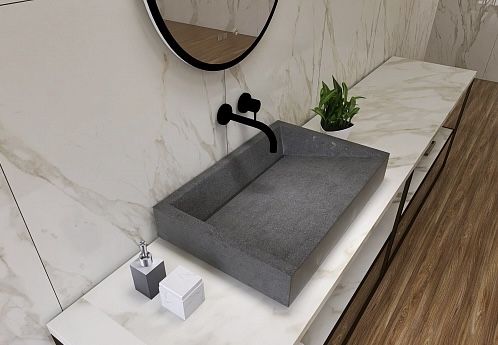 Раковина из керамогранита