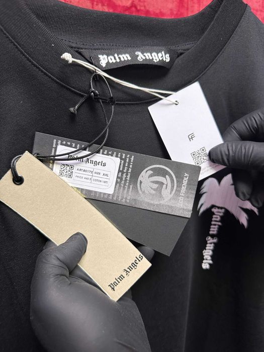 Tricou Palm Angels Negru-Alb | NOU | Brand | Designer | Limited |