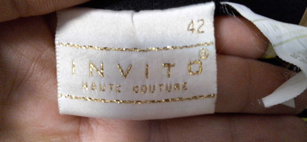 Официална дълга черна рокля