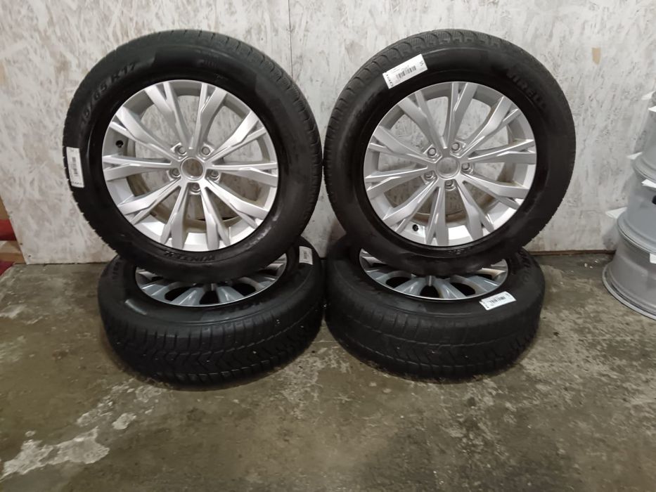 Jante 17 5x112 ET40 Tiguan Q3 Karoq + 215/65 R17 iarna
