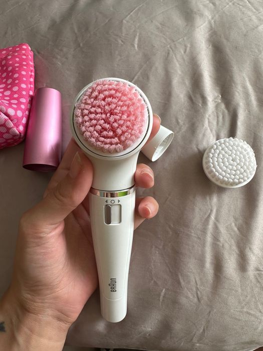 Епилатор за лице и четка за почистване на лице braun silk