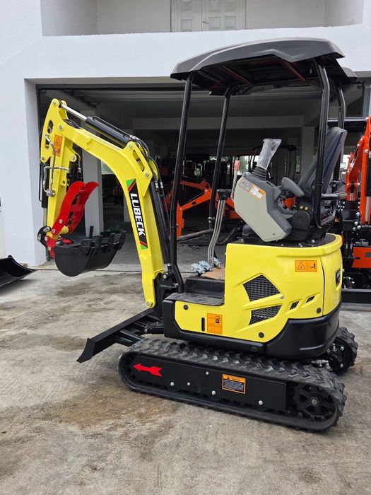Miniexcavator Lubeck W183-Nou-Motor Diesel 24 CP-Plata in Rate/Leasing