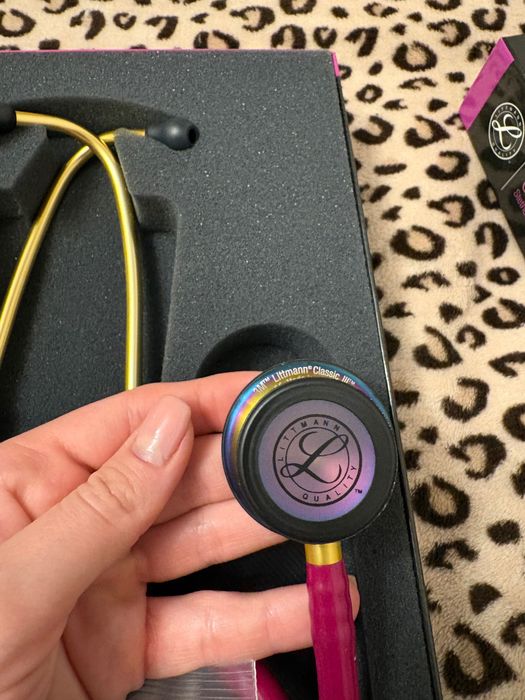 Stetoscop Littmann classic III pink rainbow