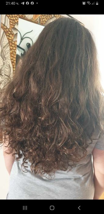 Естествена коса която ,не е боядисвана!