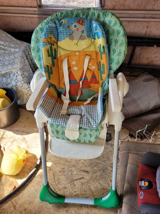 Детский стул для кормления, санки