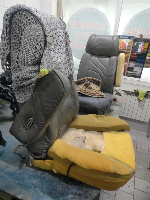 Перетяжка руля ручки акпп Перетяжка торпеды потолка Пошив чехлов ...