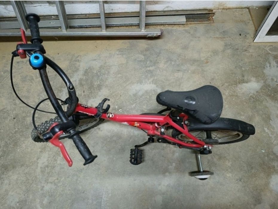 Bicicleta BW WIN 16' inch cu roti ajutatoare