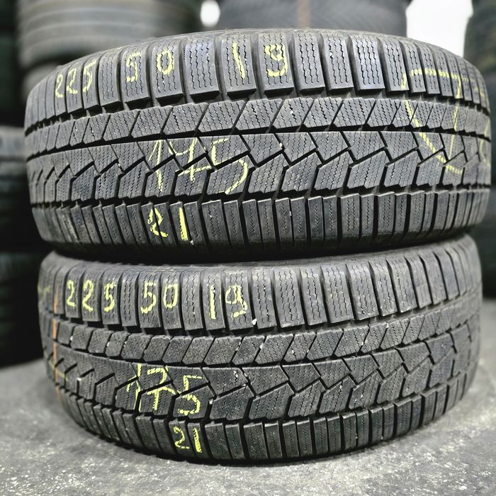 2x 225/50/19 M+S CONTINENTAL 2021 Stare excelentă