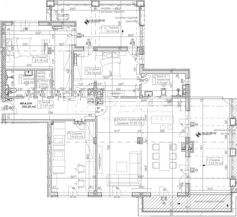 Продава се Четиристаен апартамент в к.к. Слънчев ден - 244 кв.м за 1763 €/кв.м - Снимка #1